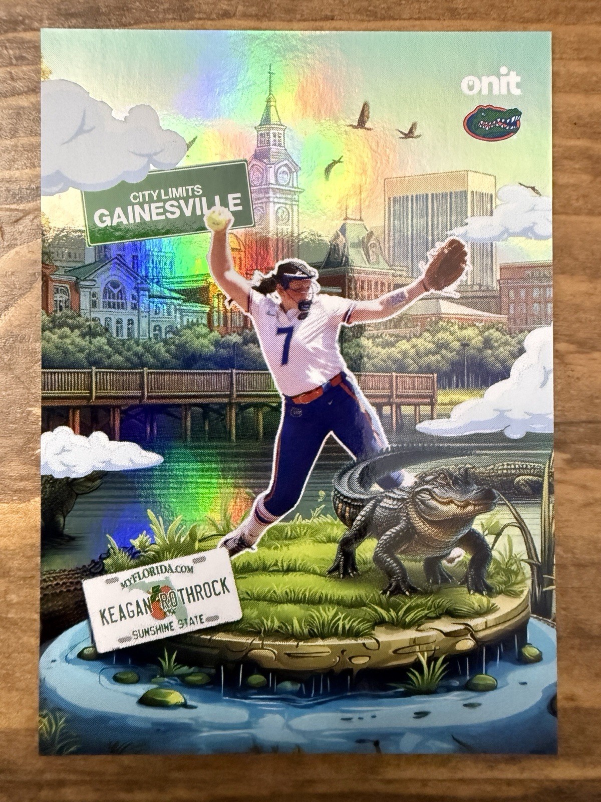 Keagan Rothrock 2026 Onit Florida Gators Softball Daytime City Limits CL-3