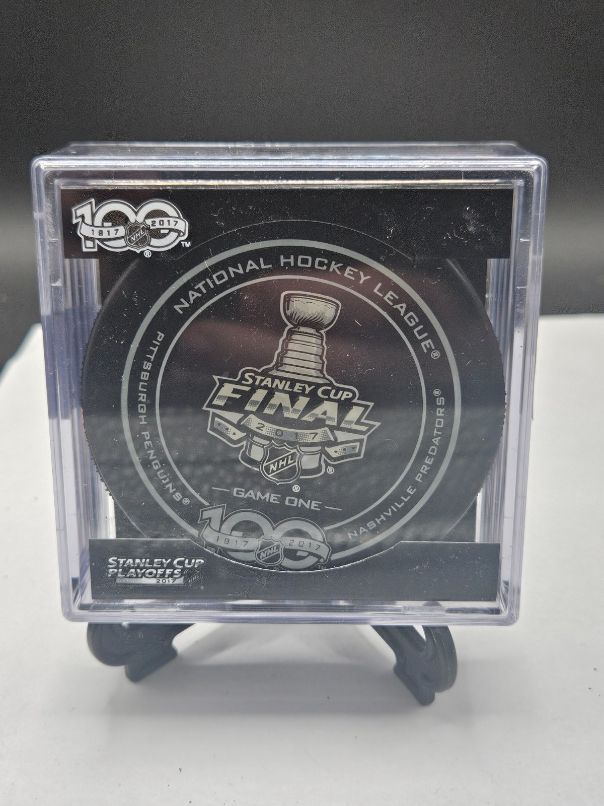 2017 Stanley Cup Finals Game 1 Pittsburgh Penguins at Nashville Hockey Game Puck