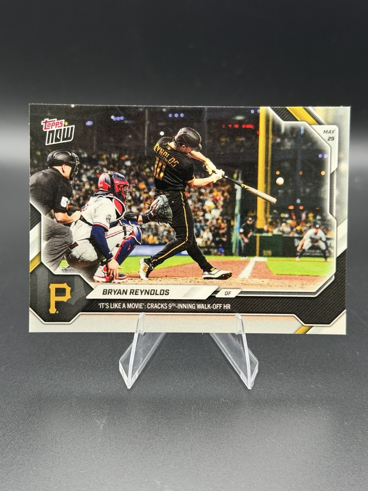 2026 Topps NOW Bryan Reynolds #262 Pirates Walk-Off HR PR 665 Low Print Run