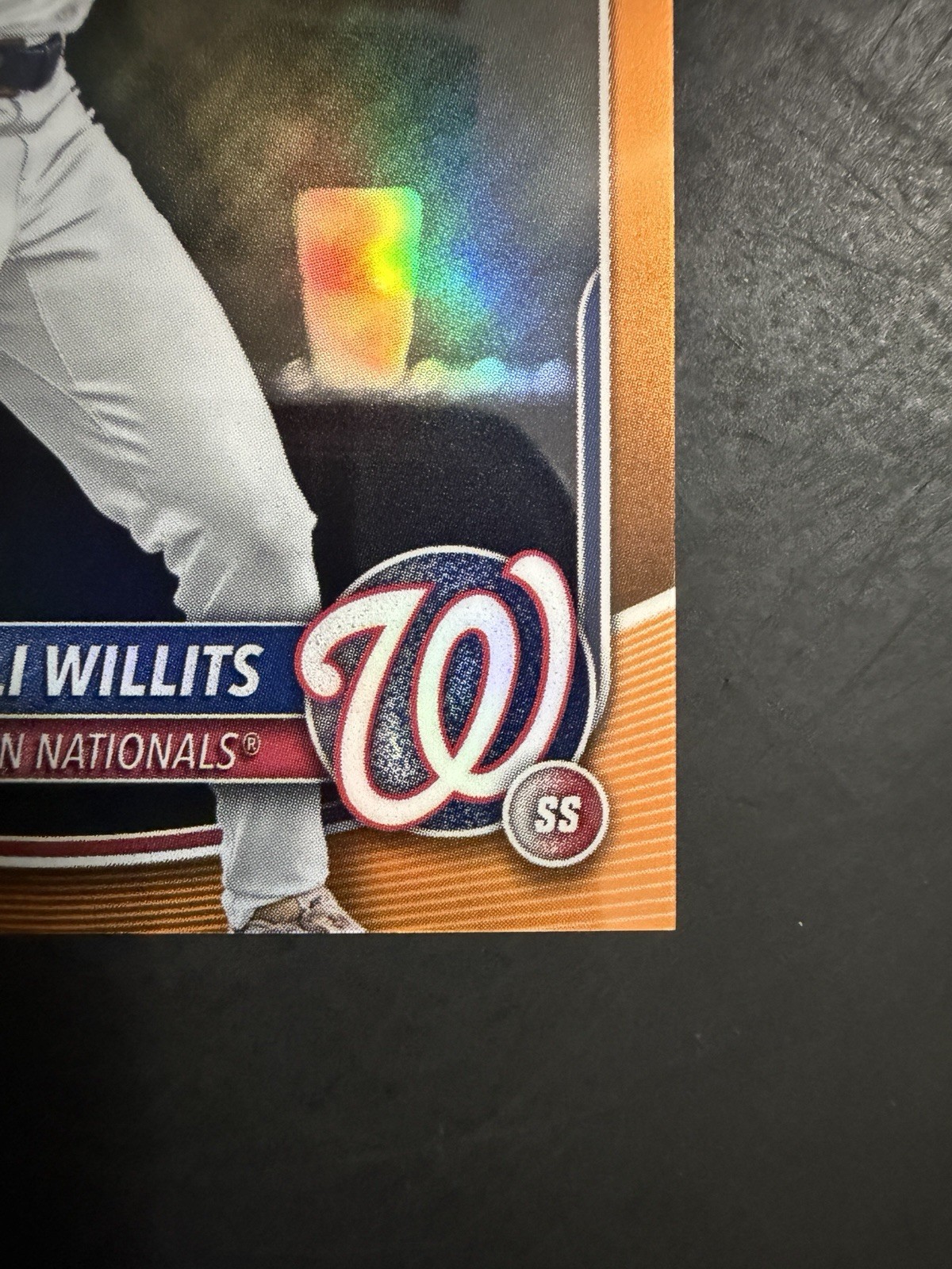 2025 Bowman Draft Chrome – Eli Willits TRUE Orange Refractor /25 1st Bowman
