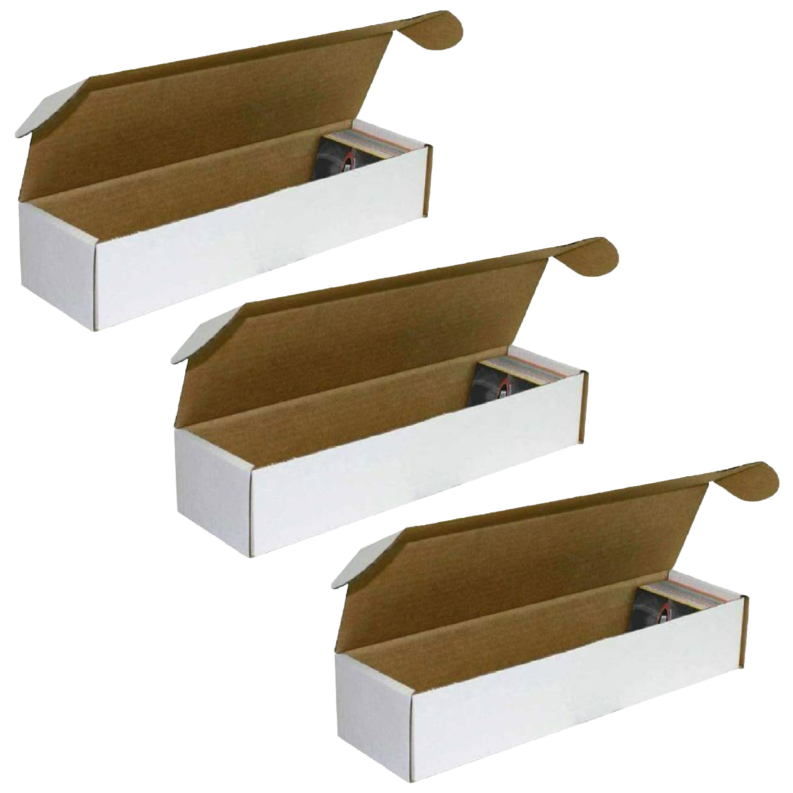 3-Pack • 800-count Trading/Gaming Card Storage Box • Woodhaven Trading Firm