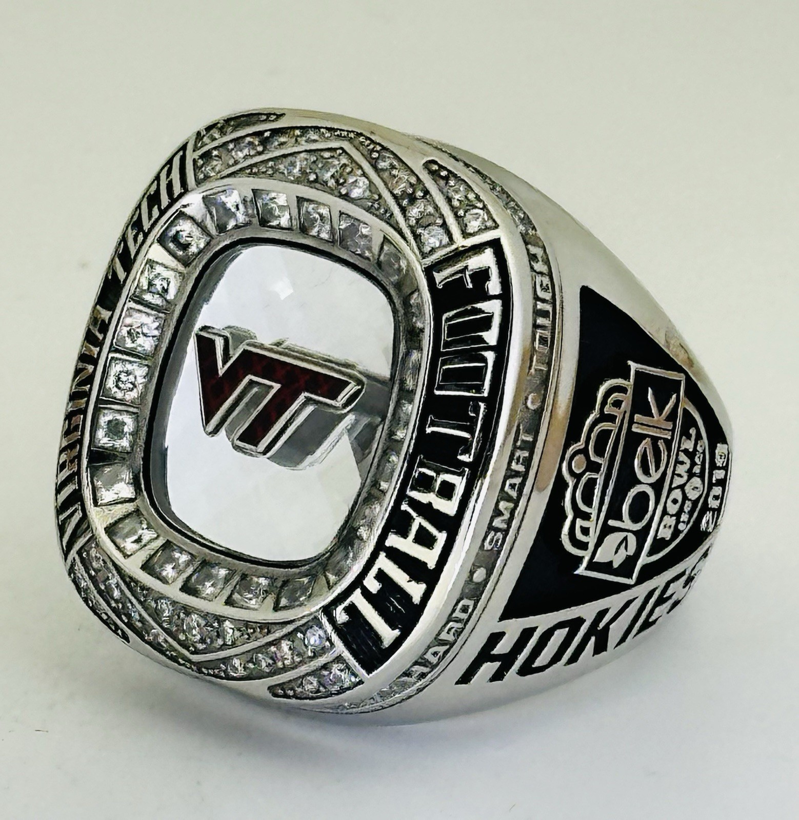 Massive Player 🏈 2019 Virginia Tech Hokies Belk Bowl Championship Ring‼️