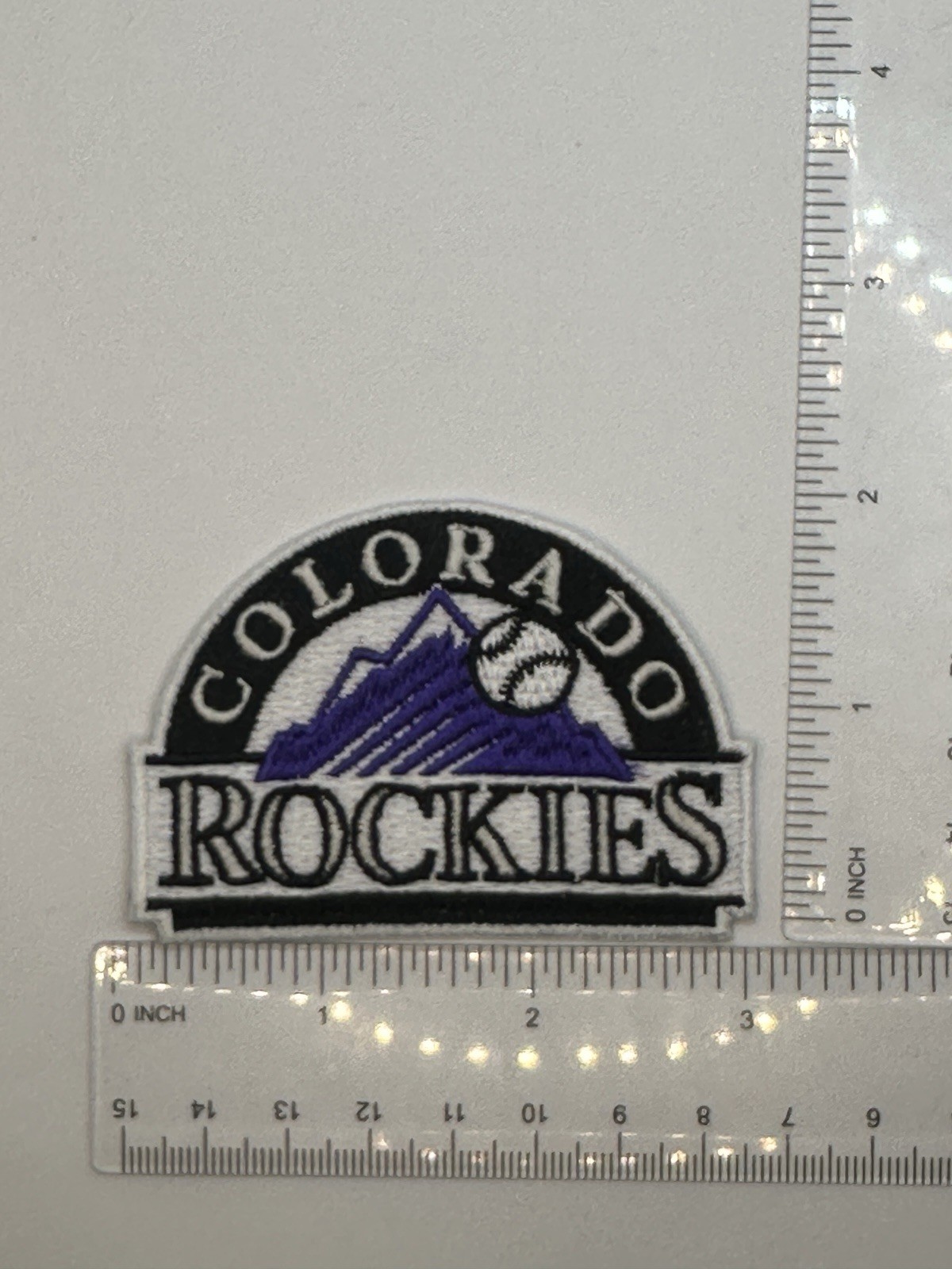 Colorado Rockies Patch 3” X 2” Iron On Mountains