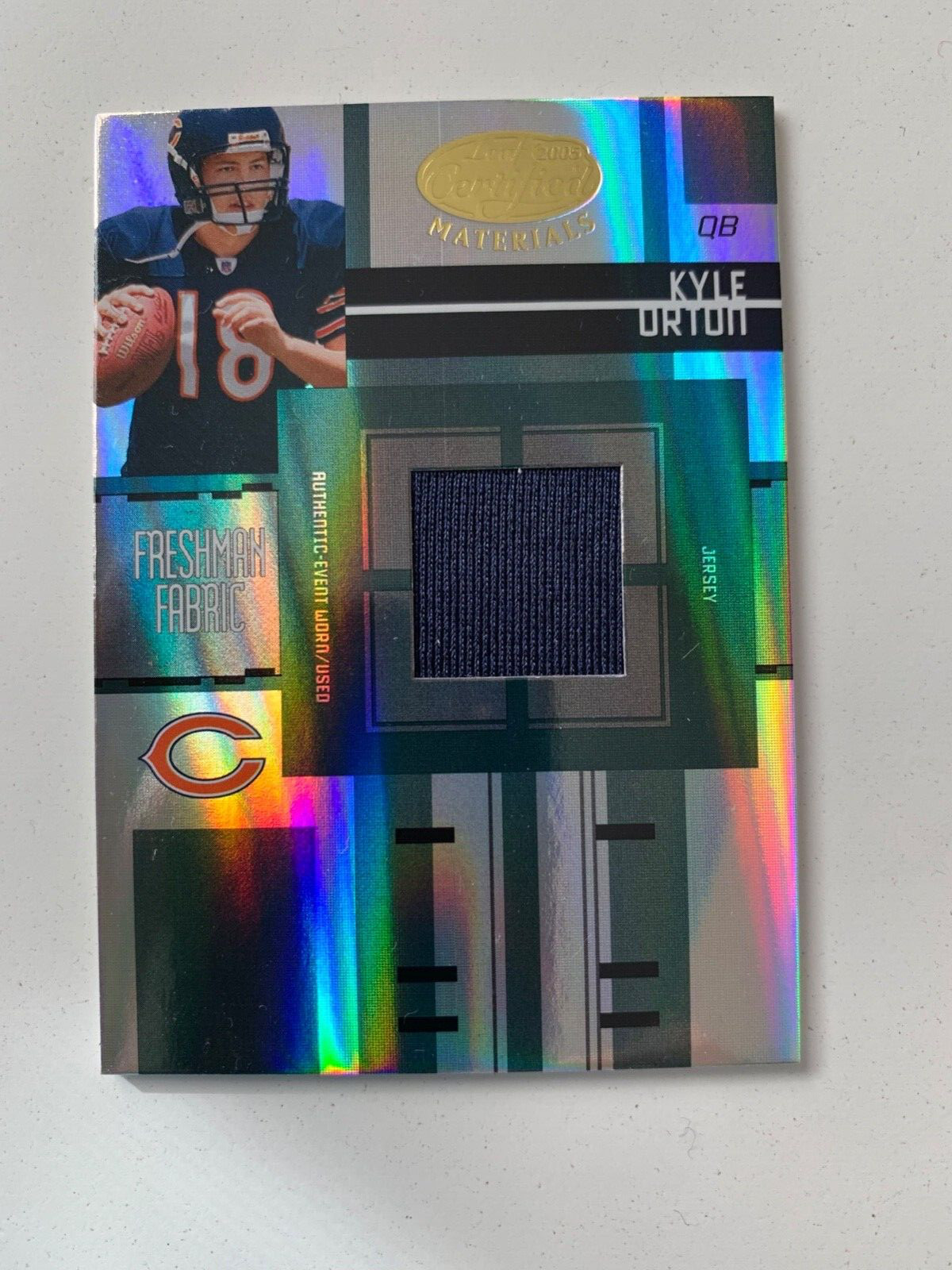 2005 Leaf Certified rc rainbow KYLE ORTON /5 /25/50/150 Chicago Bears