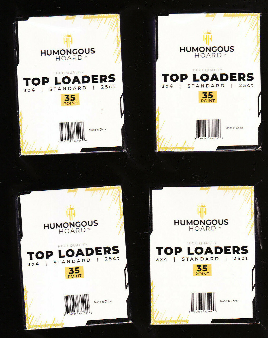 (200) Humongous Hoard REGULAR CARDS STANDARD SIZE 35 POINT