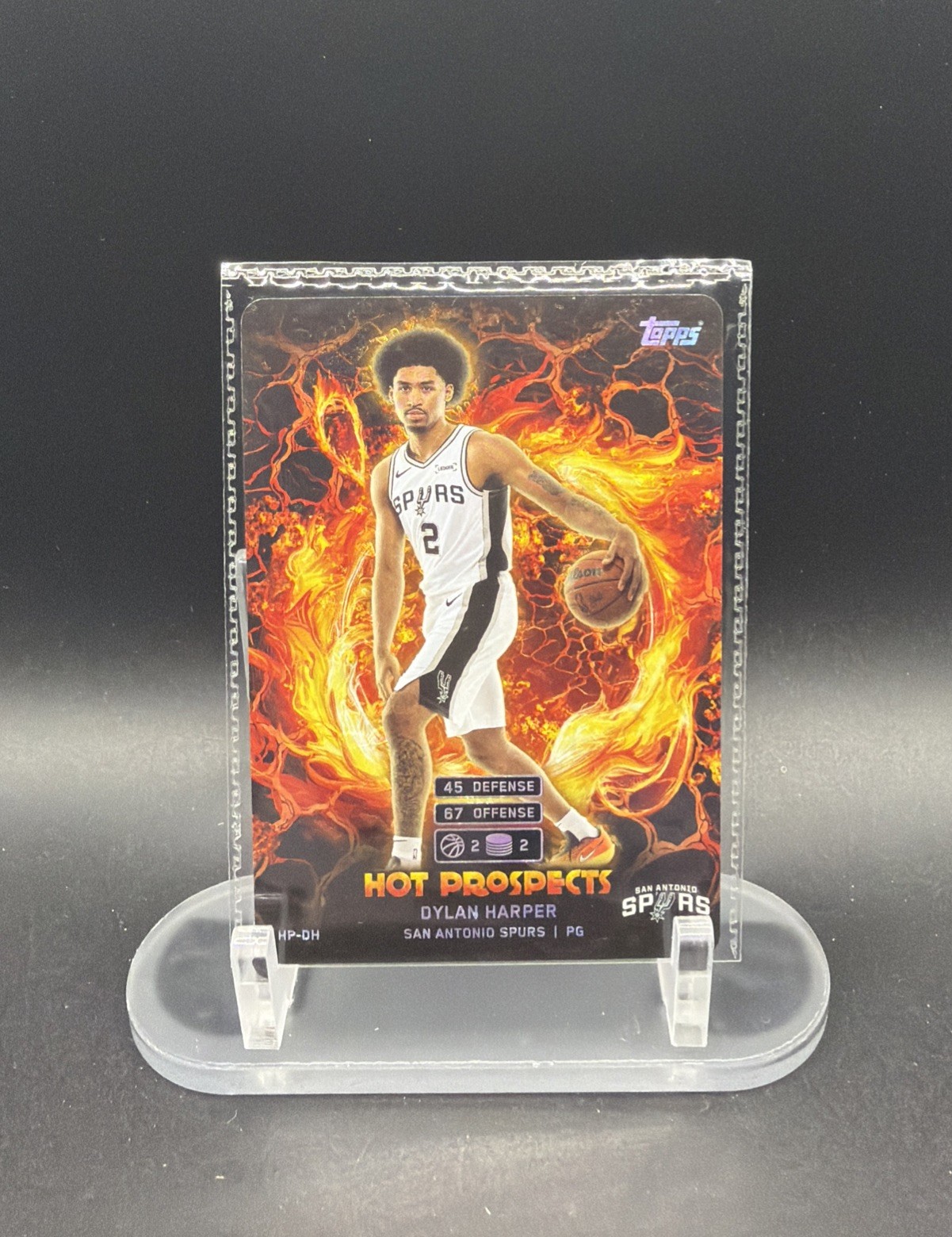 2025 Topps – Match Attax Hot Prospects Dylan Harper #HP-DH Rookie