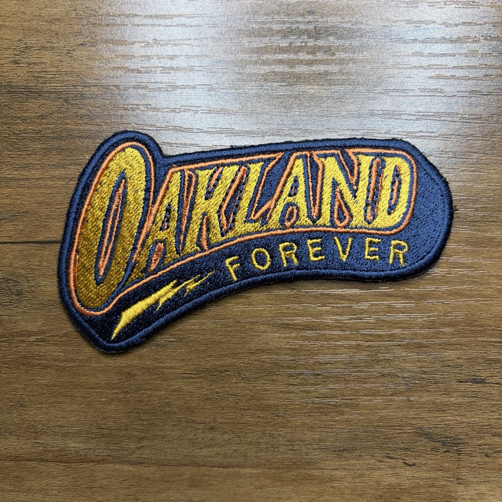 GOLDEN STATE Bay Area Basketball Oakland Forever Streetwear Gift Patch (2×4 in)