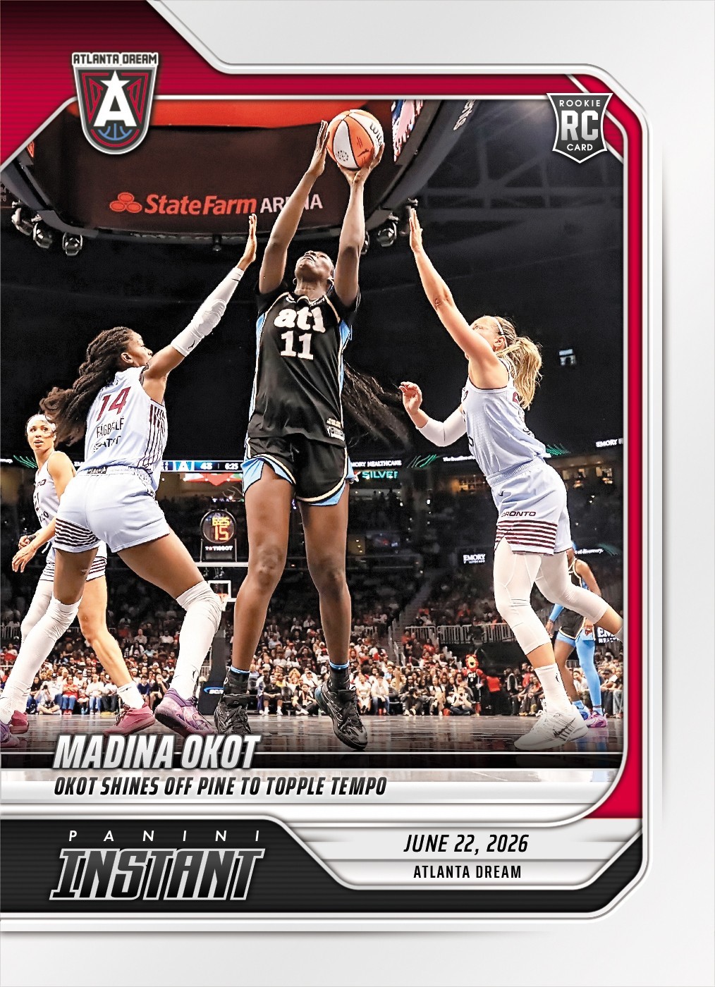 *PRESALE* 2026 Panini Instant WNBA Madina Okot RC #183 ~ Atlanta Dream