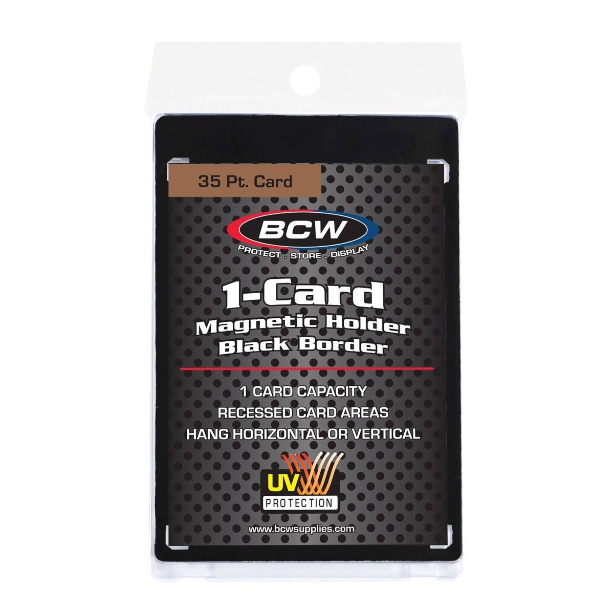 (20) BCW BLACK 35pt Magnetic Card Holders One Touch 35 pt 35 Point – Full Box