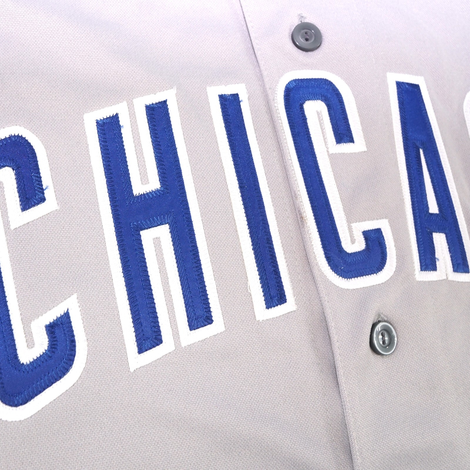 Mark Grace 1998 Chicago Cubs Men’s Grey Road Jersey w/ “Harry Caray” Patch