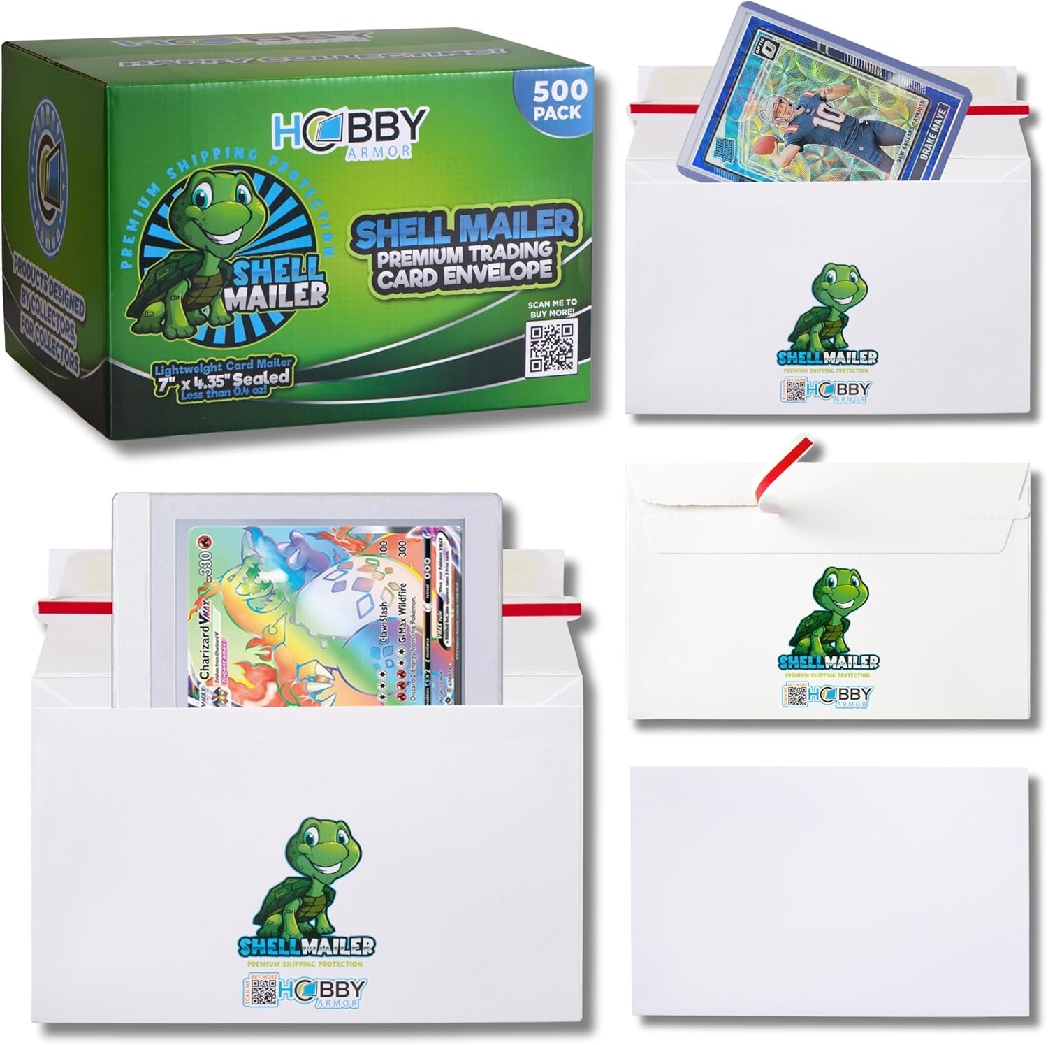 Shell Mailer for Trading Card Shipping