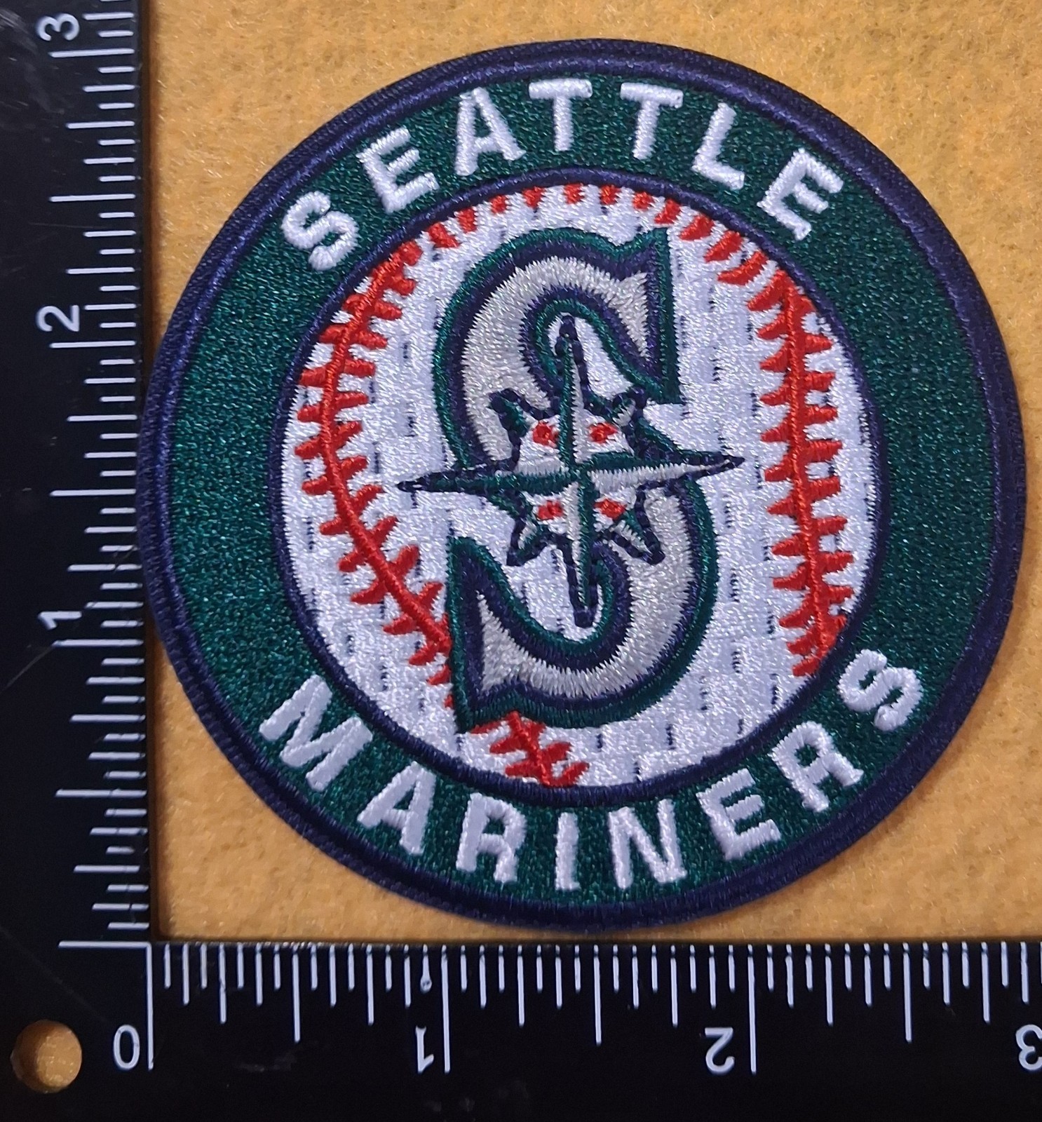 SEATTLE MARINERS BASEBALL IRON ON PATCHES