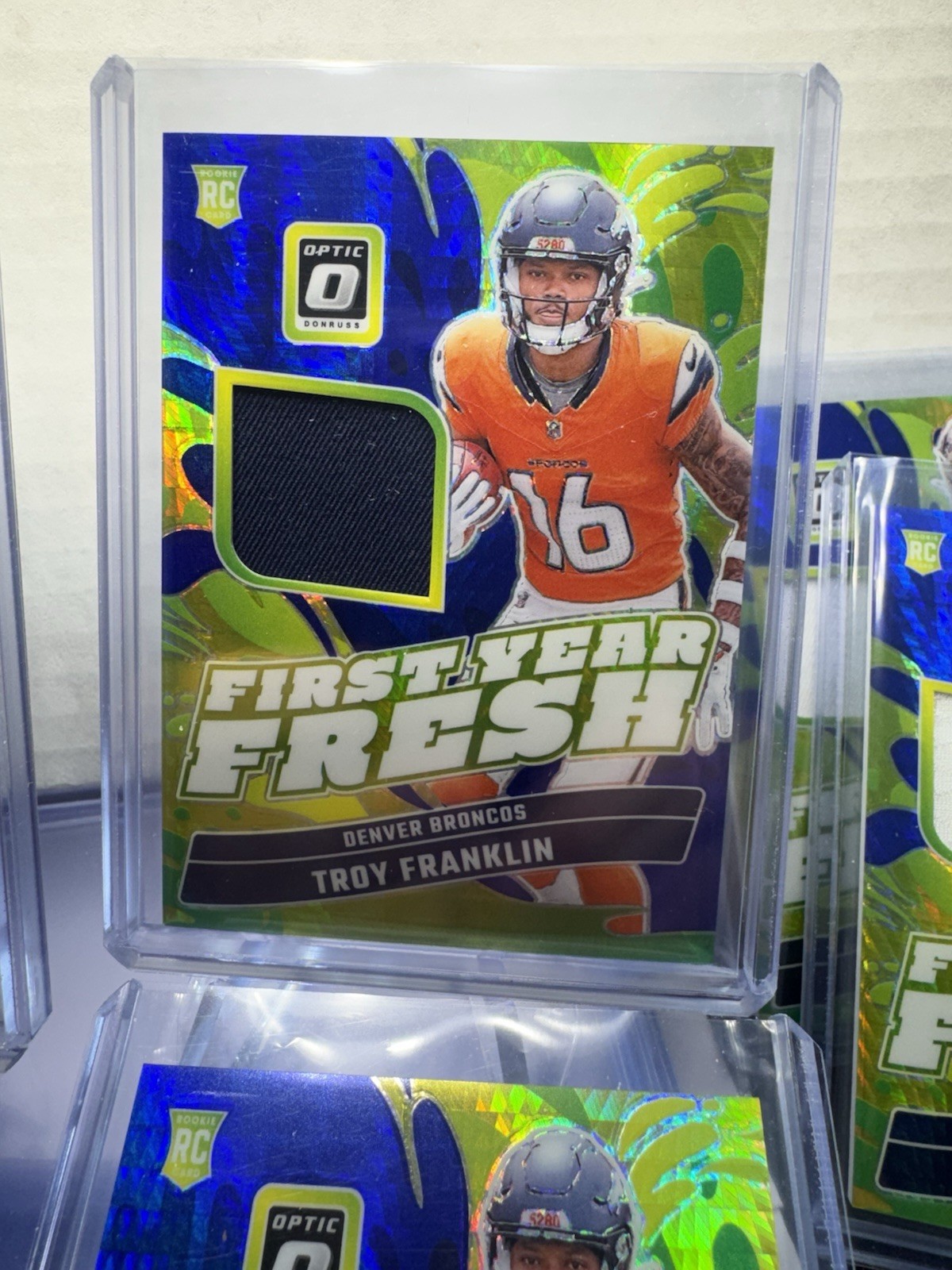 2024 Panini Optic First Year Fresh Patch Lot Of 15 Cards, Penix, Rome, BTJ