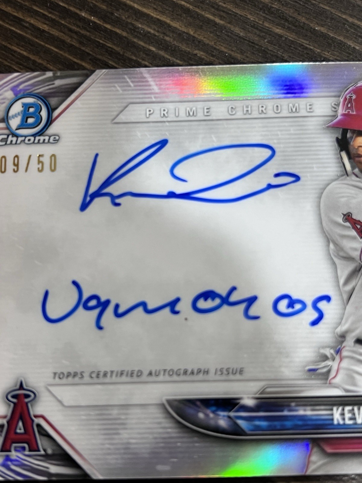 Kevin Maitan 2018 Bowman Chrome Baseball Prime Chrome Signatures /50 #PCS-KM