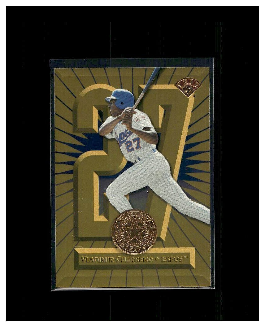 1997 Leaf – 22 Karat Gold Leaf Stars Vladimir Guerrero #27 /2500
