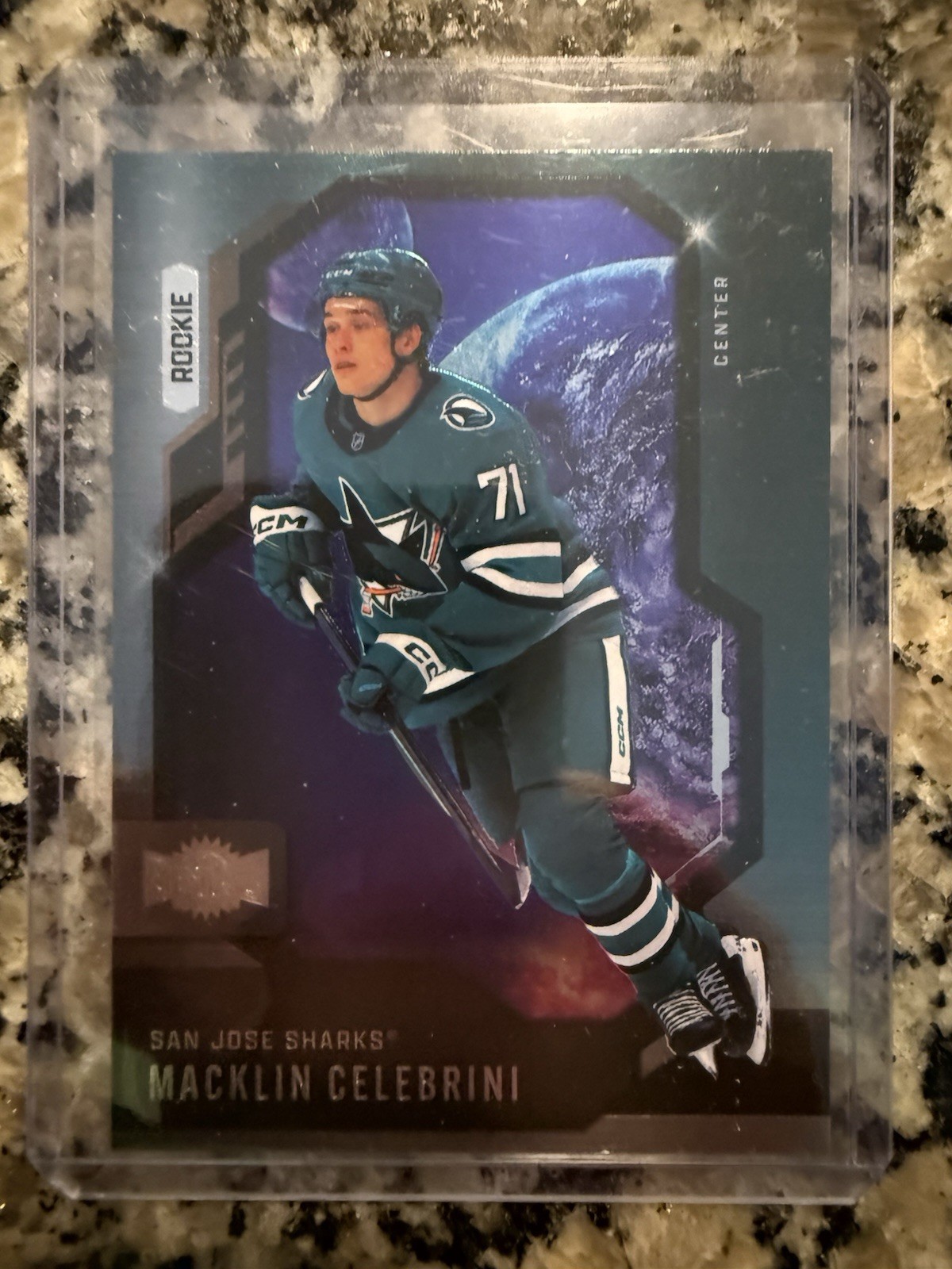 2024-25 Skybox Metal Universe – Rookies Macklin Celebrini #136 (RC)