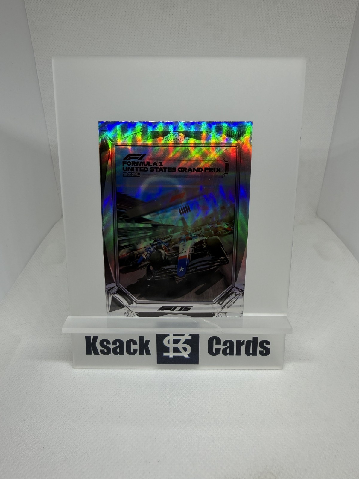 2025 Topps Chrome Formula 1 F1 United States Grand Prix Diamond Drives #F175-8