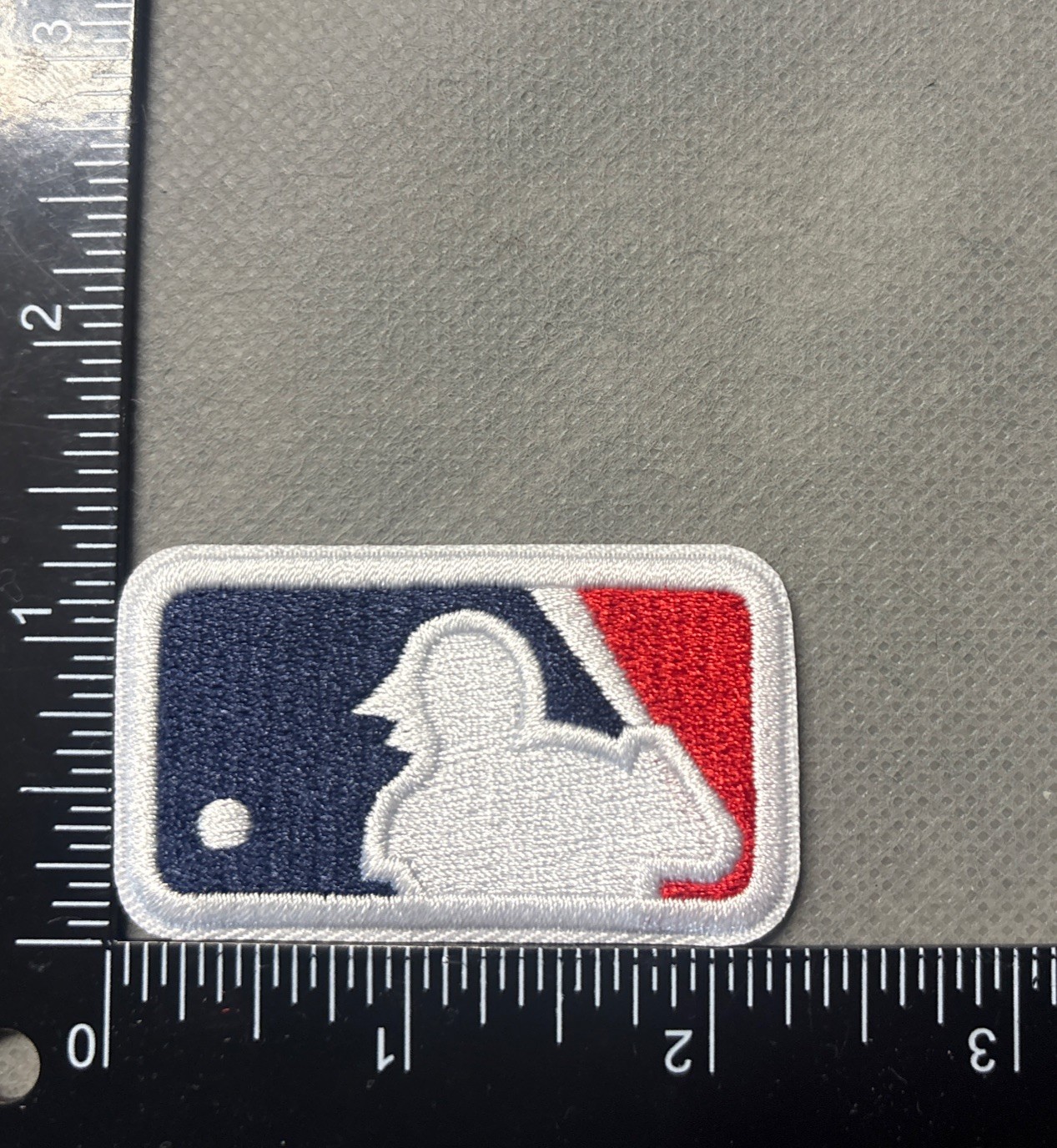 MLB Logo Embroidered Iron On Baseball Patch Larger