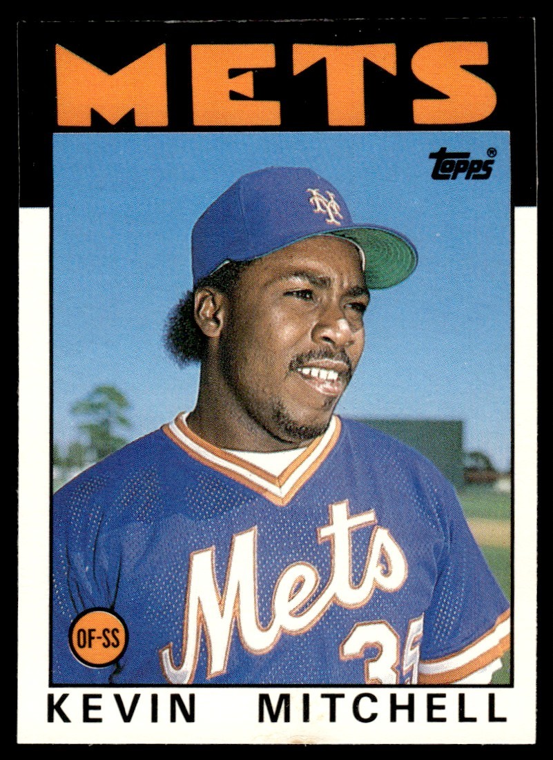 1986 Topps Traded Kevin Mitchell Rookie #74T