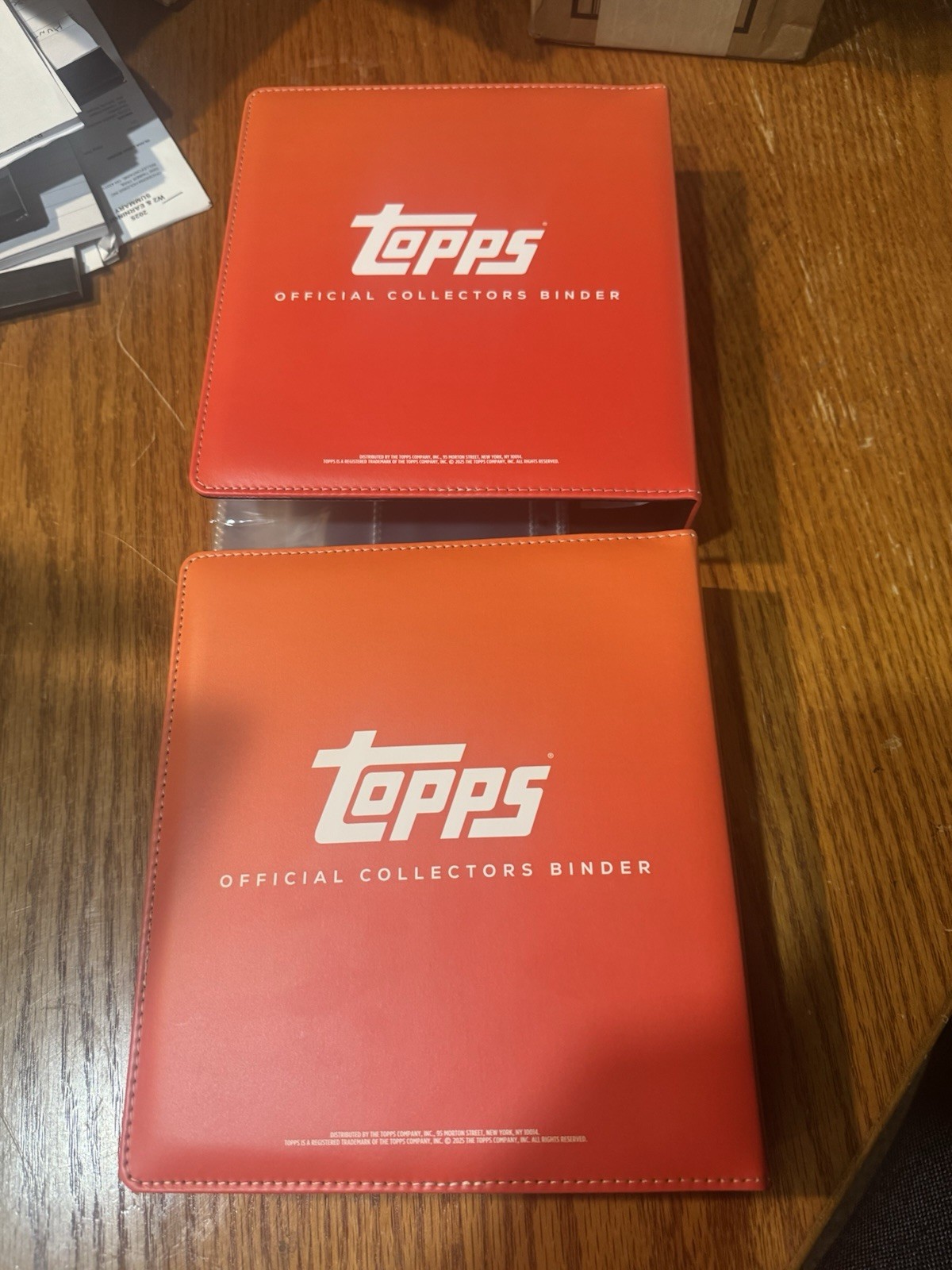 Topps Collectors Kit – Includes binder, pack 4 pocket page sleeves (Lot of 2)