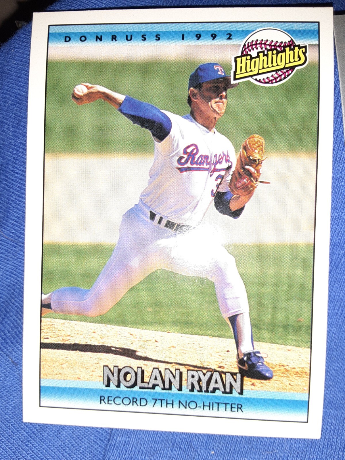 1992 Donruss – Highlights #154 Nolan Ryan RANGERS MVP HOF