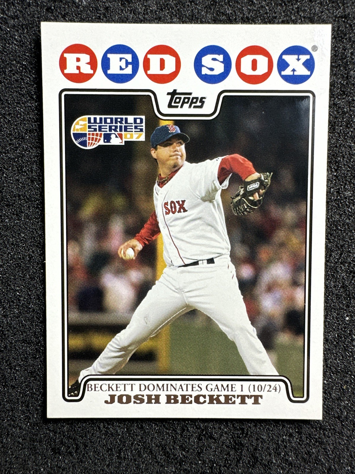 JOSH BECKETT #217 2008 Topps Baseball QTY Boston Red Sox