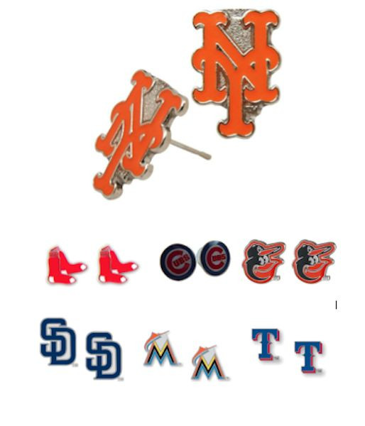 MLB Team Stud Earrings – Pick Your Team – Aminco