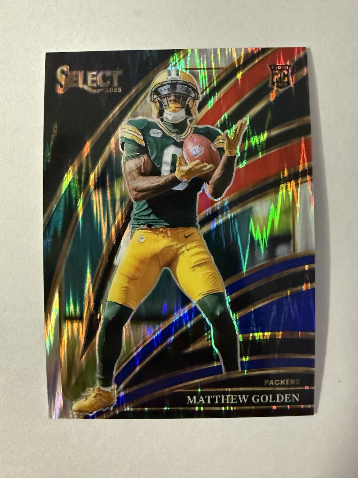 Matthew Golden [Red Blue Prizm Shock] #267 2025 Panini Select RC