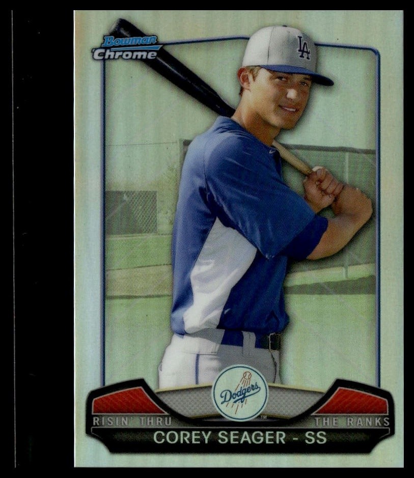 2013 Bowman Chrome #RTR-CS Corey Seager Risin’ Thru the Ranks Mini RC