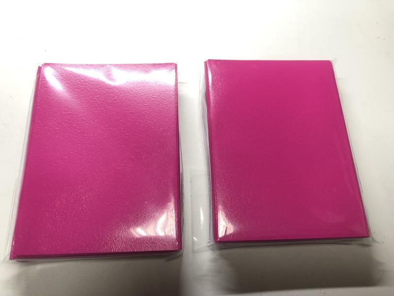 Lenayuyu 600pcs roseredwhite Protector Standard MTG Card Sleeves 66x91mm Matte