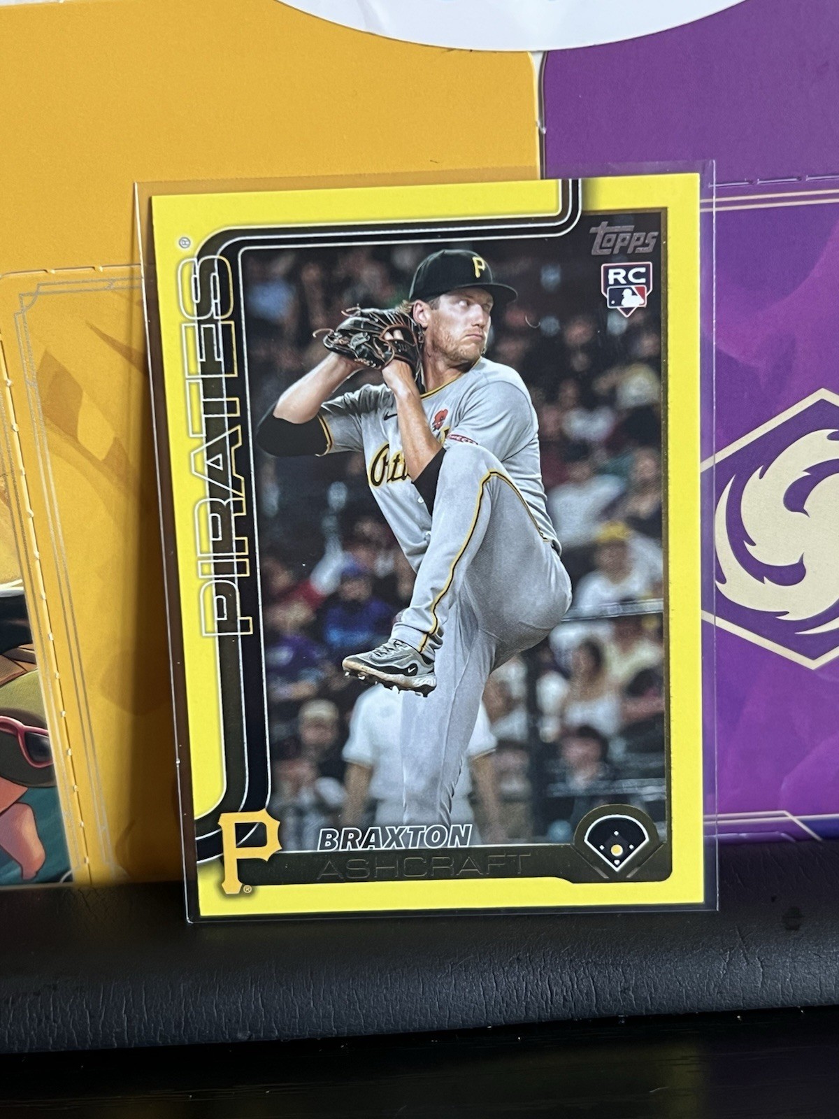 2025 Topps Update Braxton Ashcraft Rookie RC Yellow Border #US32 Pirates