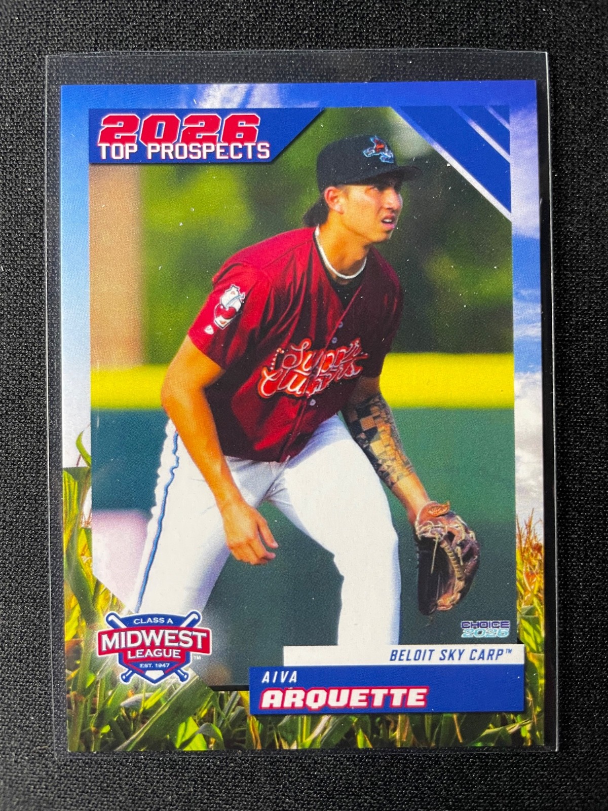 2026 Choice Midwest League Top Prospects Set You Pick Free Shipping!!!