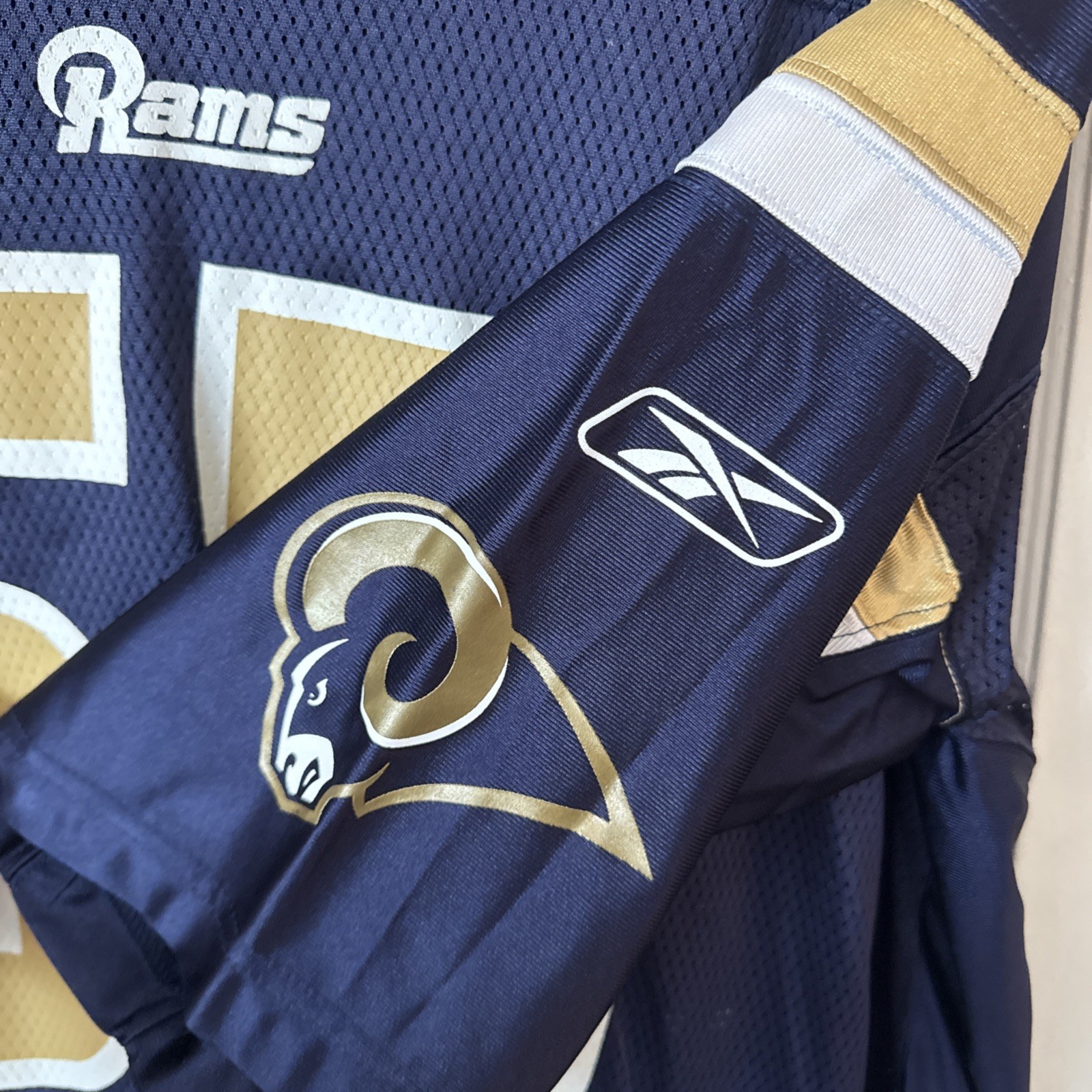 St Louis Rams James Laurinaitis Jersey #55 Navy Blue Reebok NFL Equipment 3xL