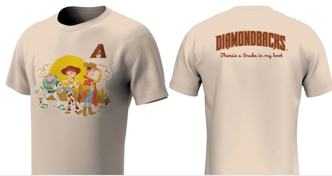 Dbacks Toy Storry 5 Day Giveaway T-Shirt