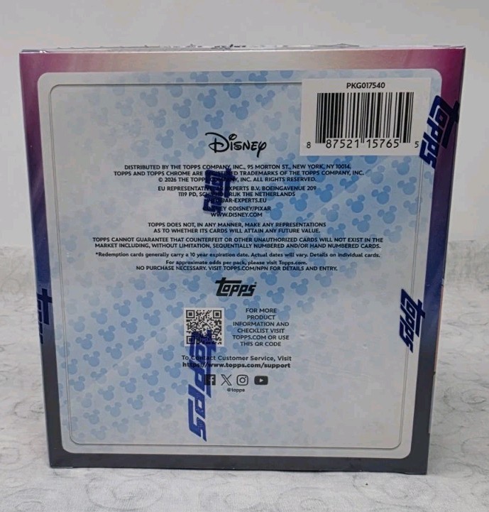 2026 Topps Chrome Disney Mega Box – New / Sealed
