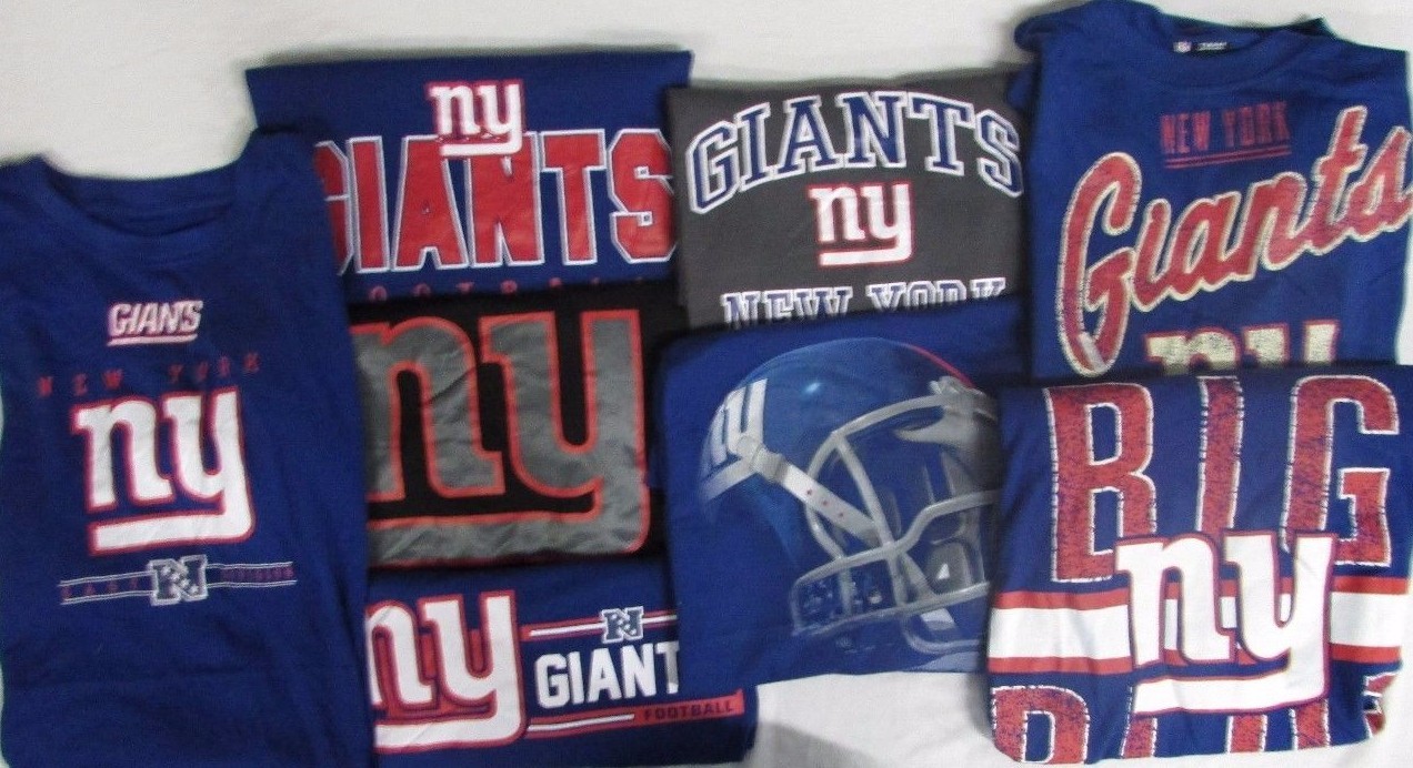 New York Giants NFL Men’s *2 MYSTERY SHIRTS* – Multiple Sizes Available!