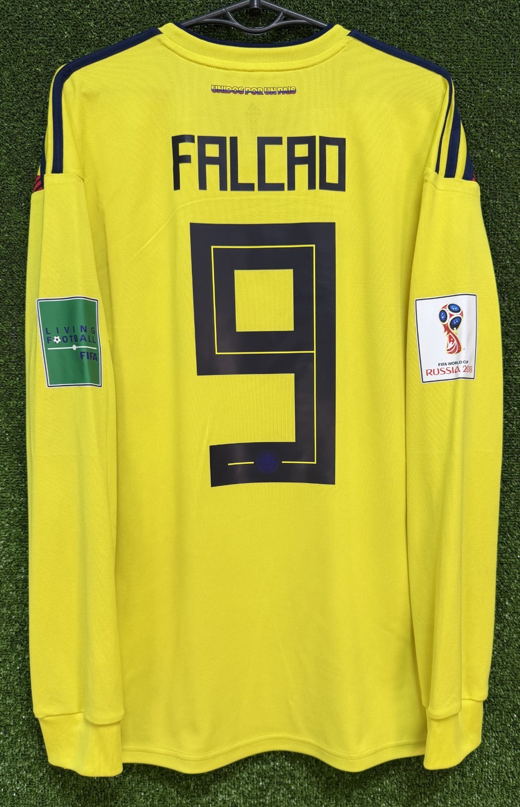 MEN’S COLOMBIA 2018/2019 FALCAO #9 SOCCER FOOTBALL SHIRT JERSEY MAILLOT SIZE M