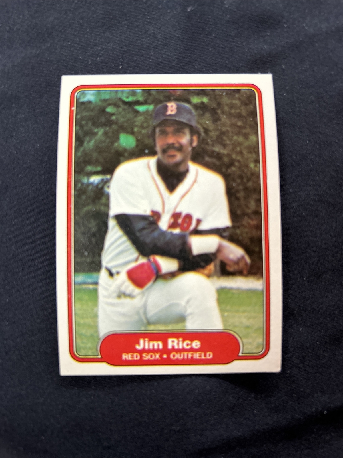 1982 Fleer Baseball Card #305 Jim Rice Boston Red Sox NmMt Free Shipping