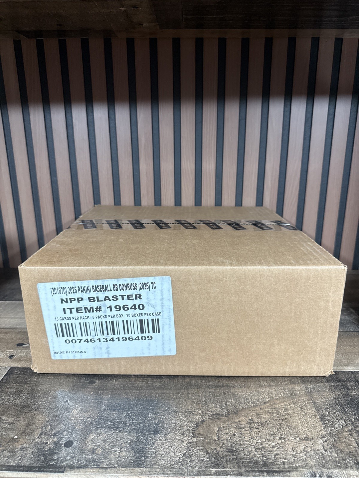 2026 Panini Donruss Baseball Blaster 20-Box Case – Factory Sealed