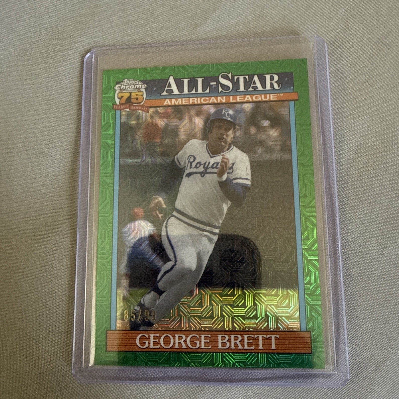 2026 Topps Series 2 #91ASC-5 George Brett 1991 AII-Stars Silver Pack Mojo /99