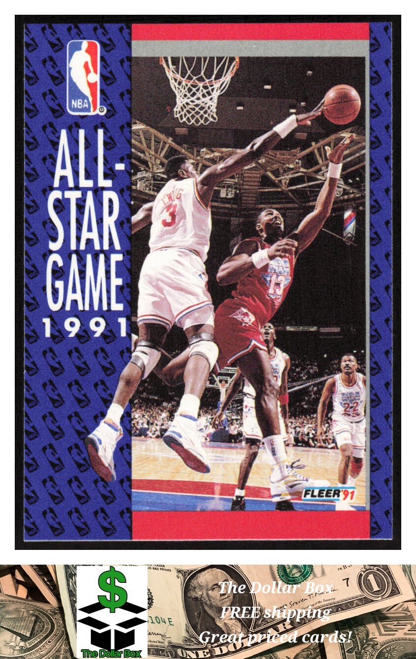 1991-92 Fleer #236 1991 All-Star Game Michael Jordan Background