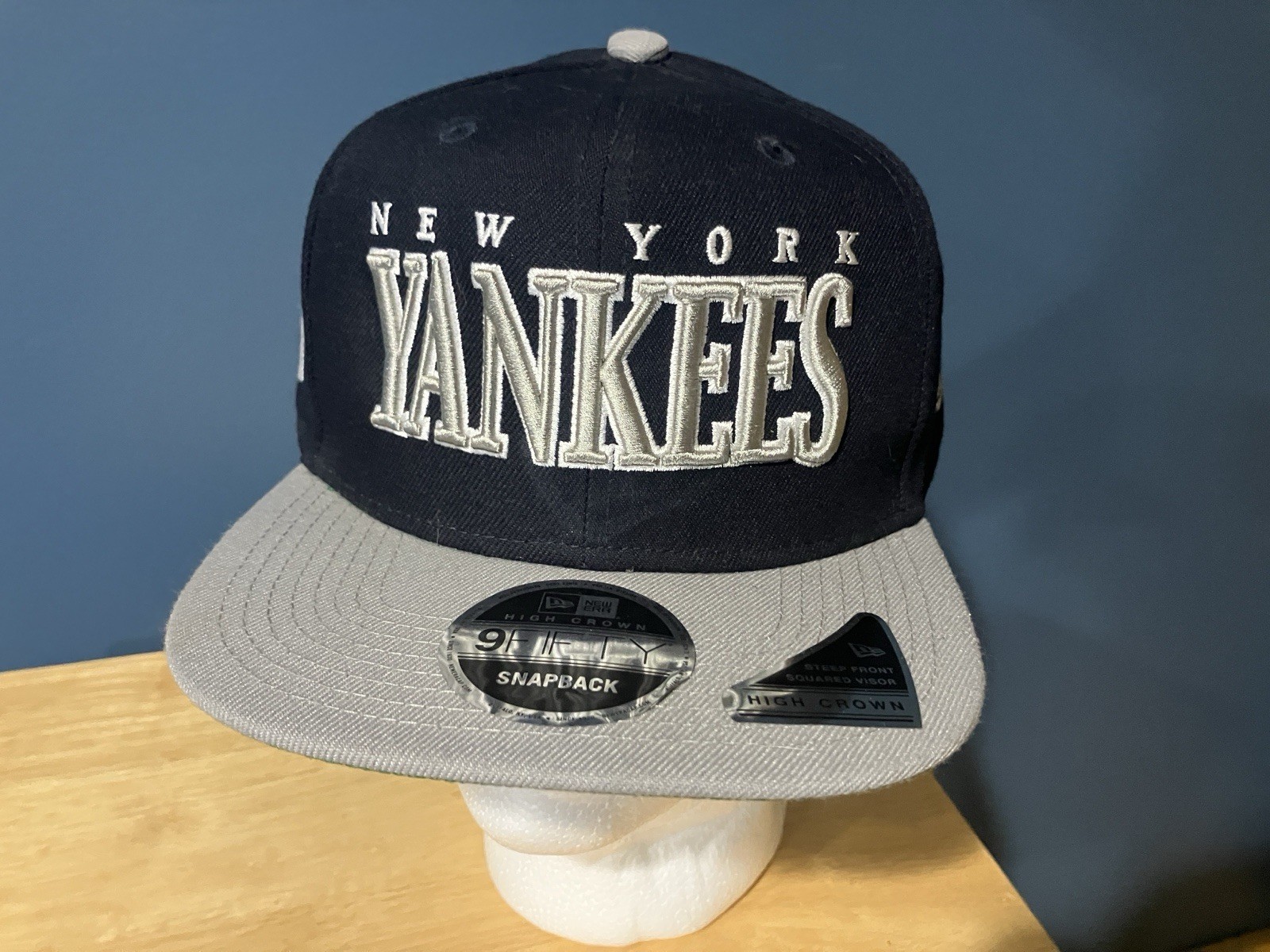 New York Yankees New Era 9Fifty Square Visor High Crown Adjustable Snapback