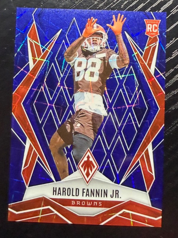 2025 Panini Phoenix – Rookies Harold Fannin Jr. #217 Blue Lazer /75 (RC)