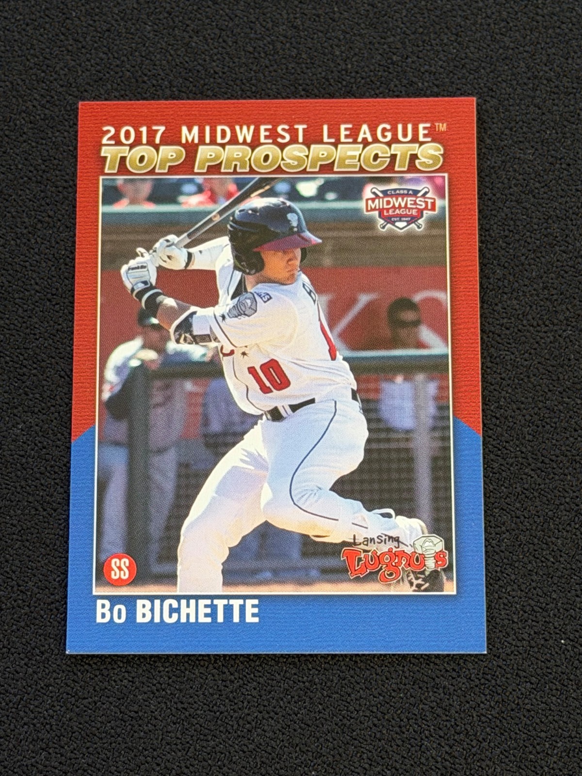 2017 Midwest League Top Prospects MWL Bo Bichette RC Rookie Blue Jays