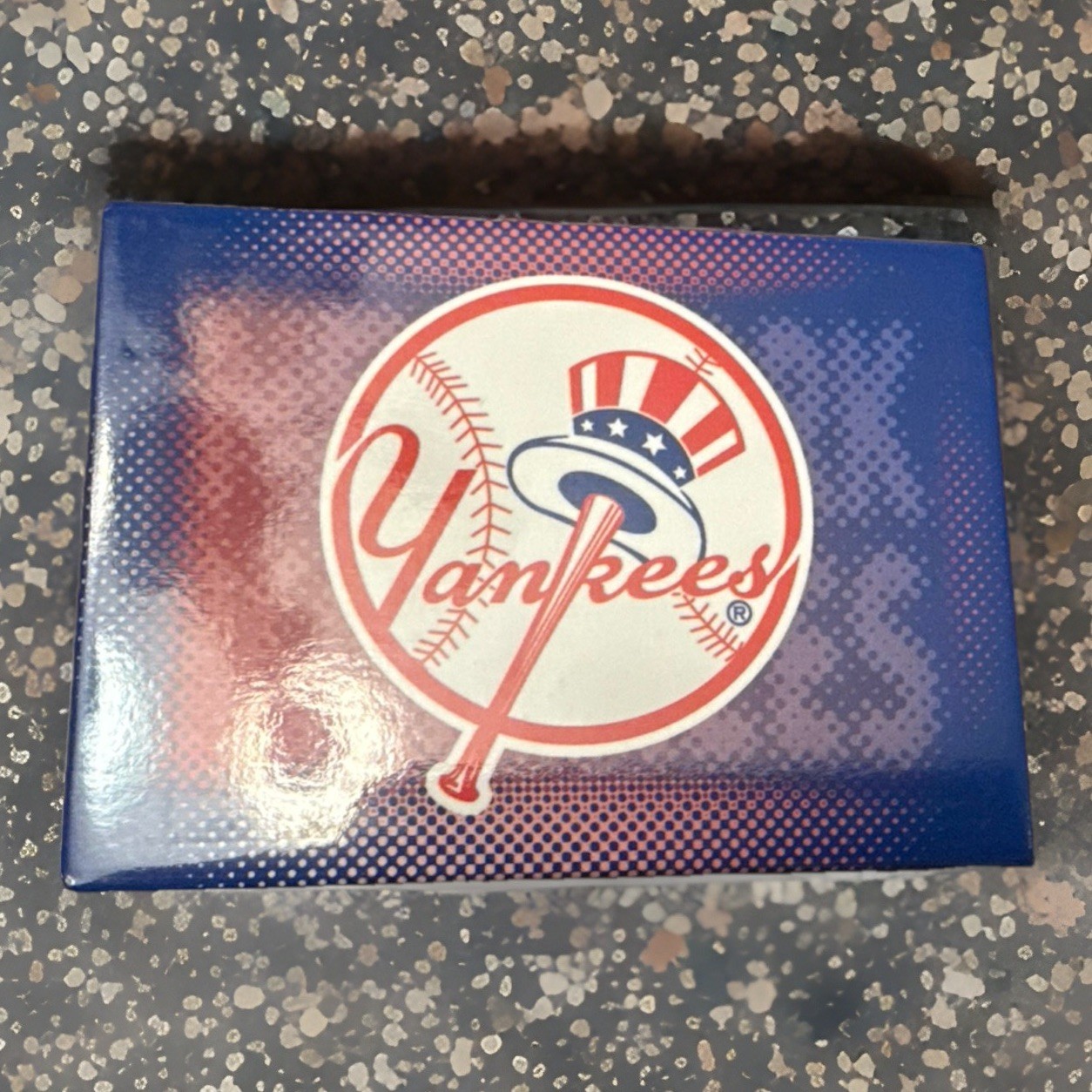 Vintage New York Yankees Logo Crown Pro MLB 1998 Fridge Magnet 3.5in X 2.5in