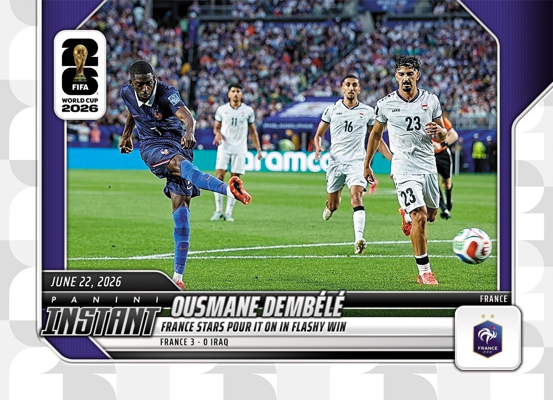 2026 Panini Instant FIFA World Cup #92 Ousmane Dembele France PRESALE
