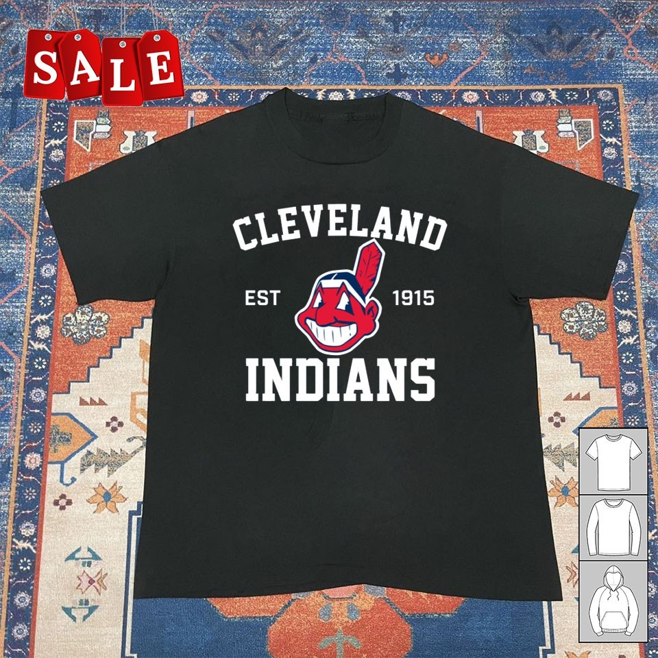 New Cleveland Indians Est 1915 Gift For Fans Unisex All Size T-Shirt SP25