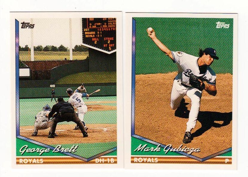 1994 Topps Baseball MLB cards – Pick your Team Set with Traded