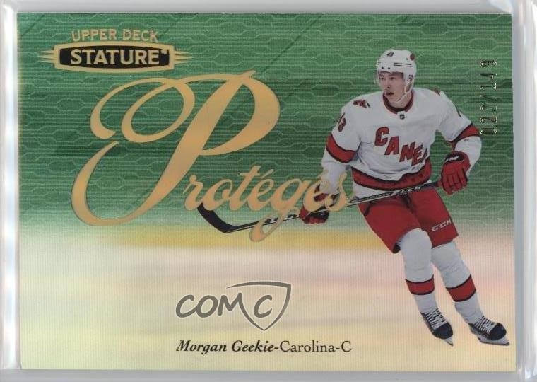 2020-21 Upper Deck Stature Proteges Green 23/149 Morgan Geekie #P-34 14sr