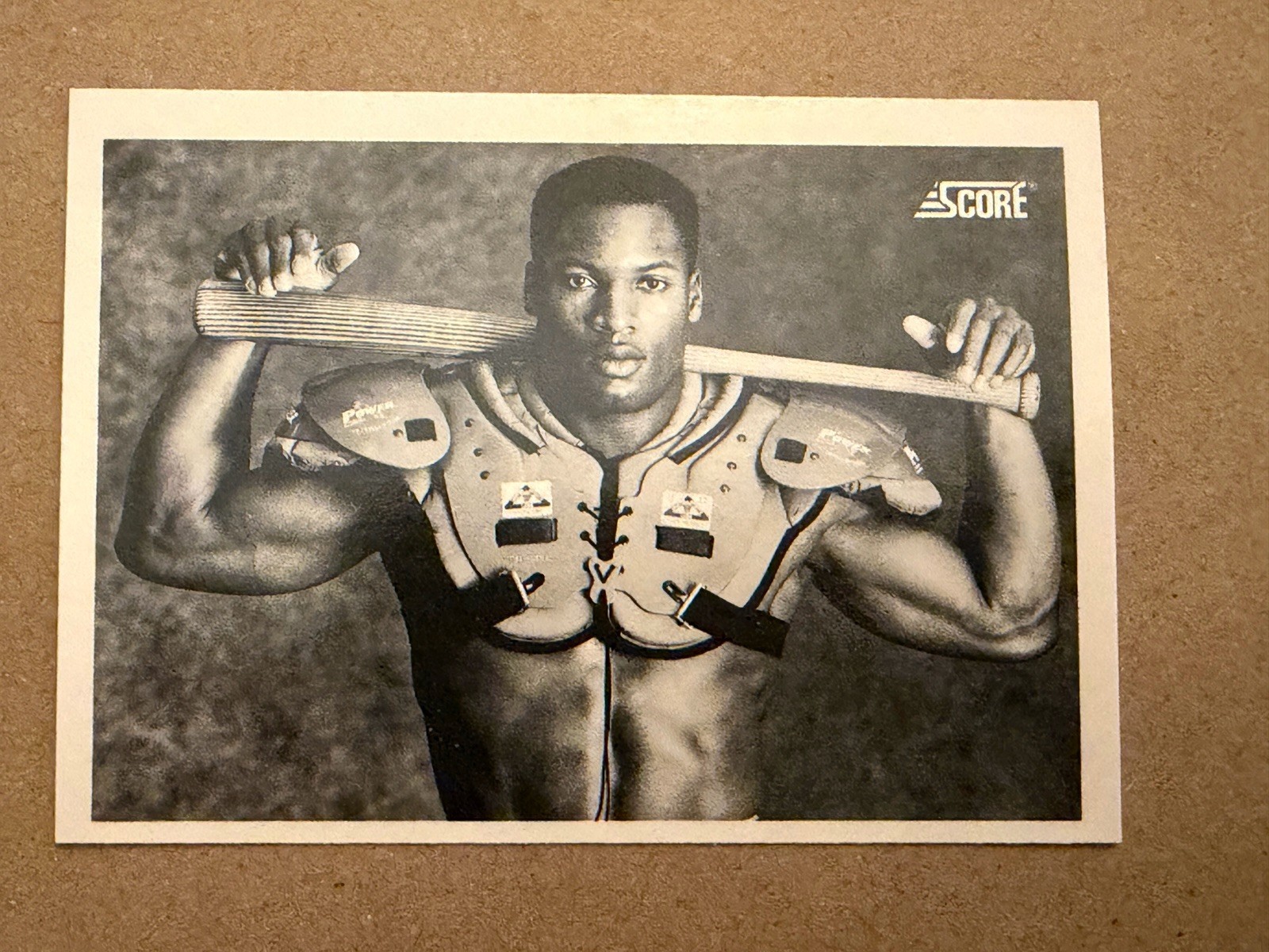 1990 Score #697 Bo Jackson Football Baseball Shoulder Pads Bo Knows Card NM